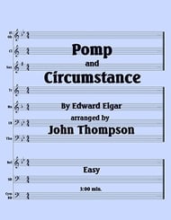 Pomp and Circumstance Concert Band sheet music cover Thumbnail